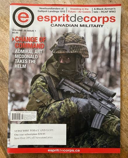 esprit de corps magazine canada